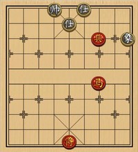 第43局 马低兵巧胜单士象
