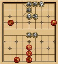 第216局 车马单缺士巧胜炮双卒士象全