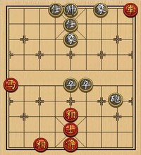 第215局 车马单缺士难胜炮双卒士象全