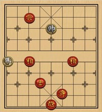 第75局 炮低兵单缺士难胜一马