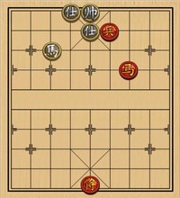 第63局 马低兵巧胜马双士