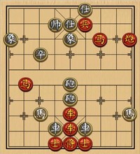 隔窗望月